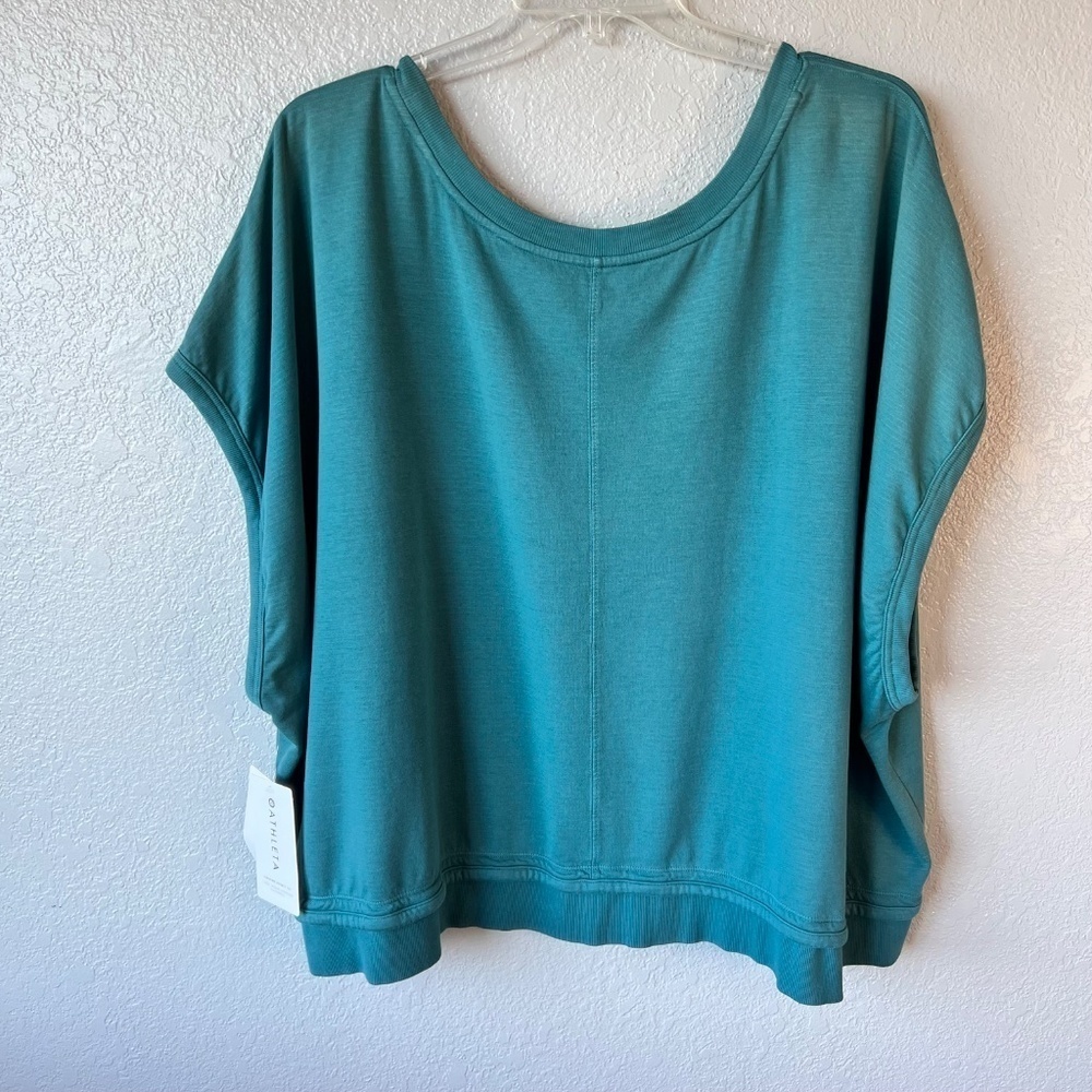 NWT- Athleta Sundown Shirred Tee 3X - Picture 3 of 12